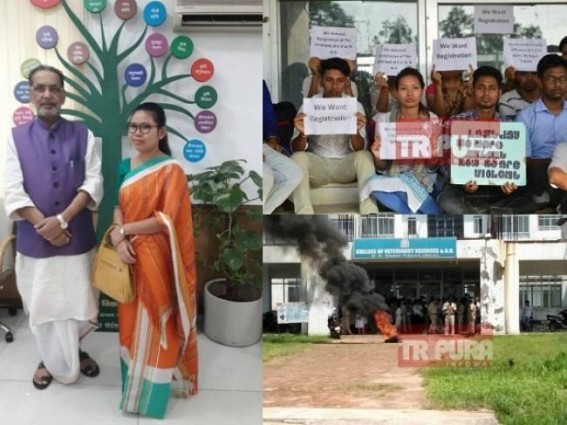 Veterinary students, TIWNâ€™s joint struggle succeeded : After 9 yrs of establishment Tripura Veterinary College finally recognized under VCI with Minister Santana Chakmaâ€™s bold initiative 